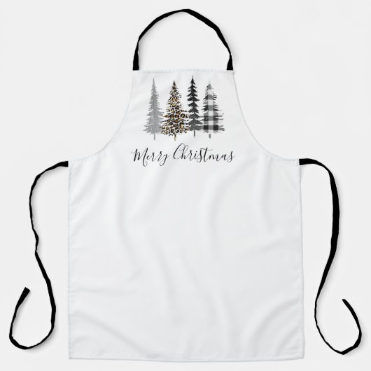 Farmhouse kerst Kitchen Apron Schort (Voorkant)