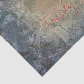 Farmhouse Kitchen Koe Rooster Dusty Blue Decoupage Tissuepapier (Detail)