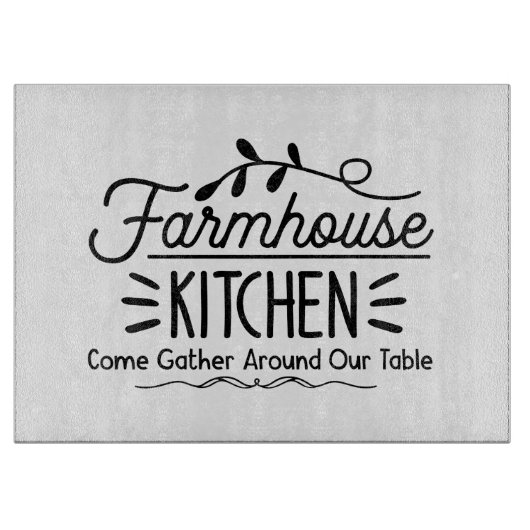 Farmhouse Kitchen Snijplank (Voorkant)