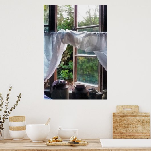 FARMHOUSE KITCHEN WINDOW POSTER (Keuken)