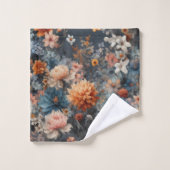 Farmhouse marine preppy bleu (Gant de toilette)