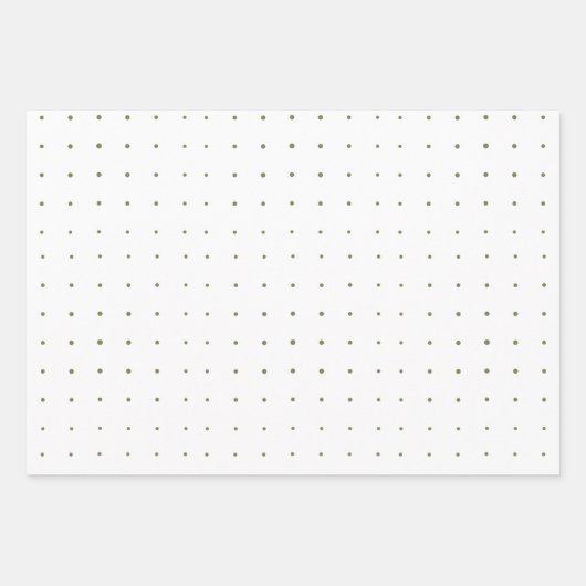 Farmhouse Modern Soft Green Kerstmis Inpakpapier Vel (Voorkant 3)