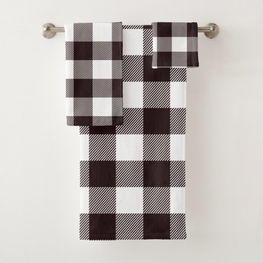 Farmhouse moderne Noir & Blanc Flannel (En situation)