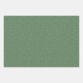 Farmhouse moderne papier d'emballage - vert (Devant 3)