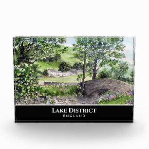Farmhouse nabar Thirlmere Lake District England Fotoblokken