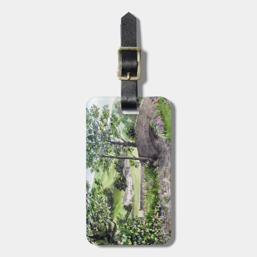 Farmhouse nabij Thirlmere, Lake District, Engeland Bagagelabel (Voorkant verticaal)