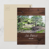 Farmhouse nabij Thirlmere, Lake District, Engeland Briefkaart (Voorkant / Achterkant)