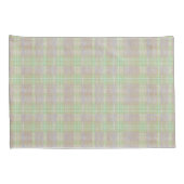 Farmhouse Neutral Sage Plaid Kussensloop (Achterkant-Rechts)