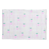 Farmhouse Pink Pineapple  Kussensloop (Achterkant-Links)