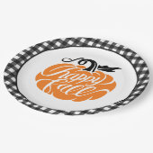 Farmhouse Pumpkin Patch Papieren Bordje (Gekanteld)