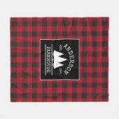 Farmhouse Red Buffalo Fleece Deken (Voorkant (Horizontaal))