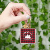 Farmhouse Red Buffalo Sleutelhanger (Hand)