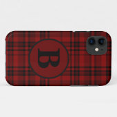 FARMHOUSE RED GINGHAM CHECKERED PLAID Case-Mate iPhone CASE (Achterkant (horizontaal))