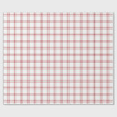 Farmhouse Red White Pset Gift Cadeaupapier (Vlak)