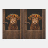 Farmhouse Rustic Barn Decoupage Inpakpapier Vel (Voorkant 2)