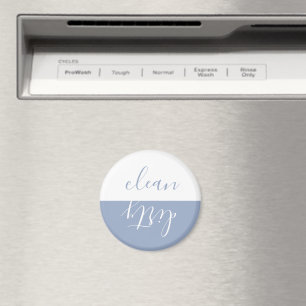 Farmhouse Rustic Blue Kitchen Dishwasher Magnet Magneet