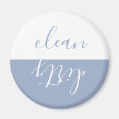 Farmhouse Rustic Blue Kitchen Dishwasher Magnet Magneet (Voorkant)