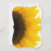 Farmhouse Rustic Sunflower Wedding Kaart (Achterkant)