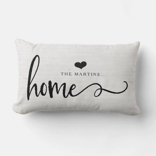 Farmhouse Style Grey Linen look | Thuis Kussen (Voorkant)