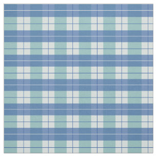 Farmhouse Summer Blue Gingham Pset Stof