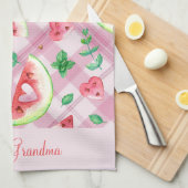 Farmhouse sur mesure Watermelon Hearts Serviettes (Quart Plié)