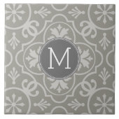 Farmhouse Tegel Pattern Custom Monogram Tegeltje (Voorkant)