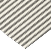Farmhouse-Ticking-Black-White Tafelkleed (Gekanteld)