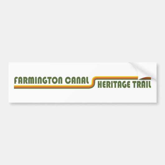 Farmington Canal Heritage Trail Bumpersticker (Voorkant)