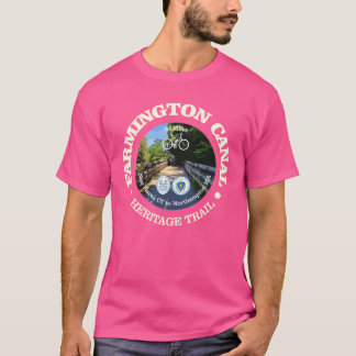 Farmington Canal Heritage Trail cycling c T-shirt
