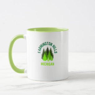 Farmington Hills Michigan Hometown Coffee Mug
