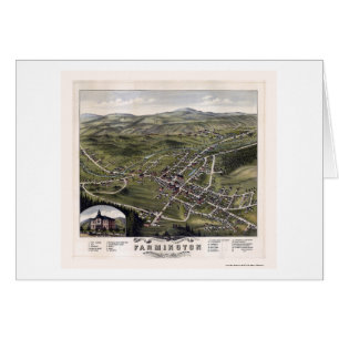 Farmington, NH Panoramic Map - 1877