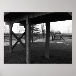 Farmington Utah Horse Boerderij Poster