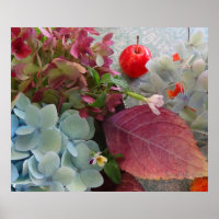 FARMphemera.com affiche "Antiquités & Hydrangea"
