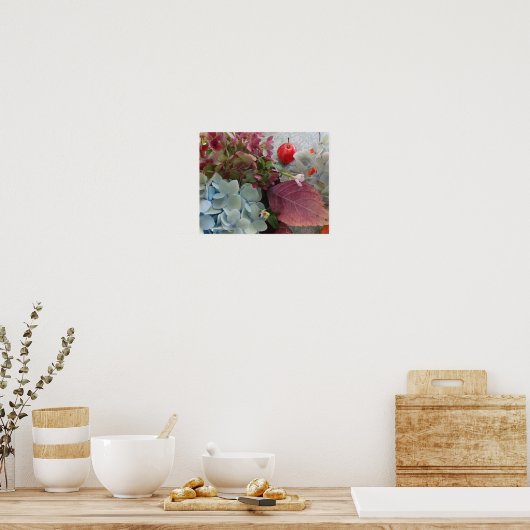 FARMphemera.com affiche "Hydrangeas" (Cuisine)