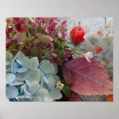 FARMphemera.com affiche "Hydrangeas" (Devant)