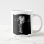 Farms | B&W Cow Head Shot Extra Grote Beker (Rechts)