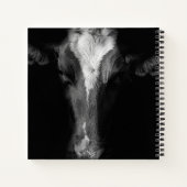 Farms | B&W Cow Head Shot Notitieboek (Achterkant)