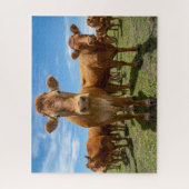 Farms Brown Cow Group Legpuzzel (Verticaal)