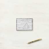 Farms | BW American Flag Barn Scene Post-it® Notes (Op bureau)