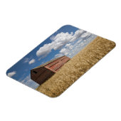 Farms | Old Red Barn in Wheat Field Magneet (Linkerzijde)