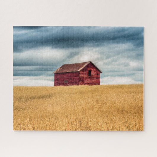Farms | Old Red Barn Legpuzzel (Horizontaal)
