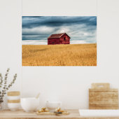 Farms | Old Red Barn Poster (Keuken)