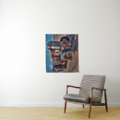 Farms | Rusty Antique Tractor Wandkleed (In situ)