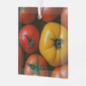 Farms Shiny Red & Yellow Tomatoes Glas Ornament (Voorkant links)