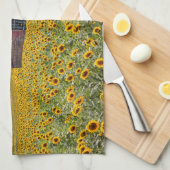 Farms | Sunflower Field Theedoek (Quarter Fold)