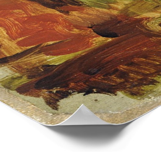 Farmstead under Trees Poster (Hoek)