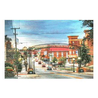 Farmville VA Virginia - Welkom Arch Foto Afdruk