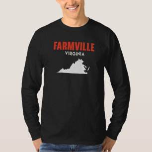 Farmville Virginia USA Staat Amerika Reizen Maagd T-shirt