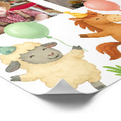 Farmyard Animals First Year Photo Milestone Poster (Hoek)