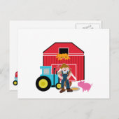 Farmyard Briefkaart (Voorkant / Achterkant)